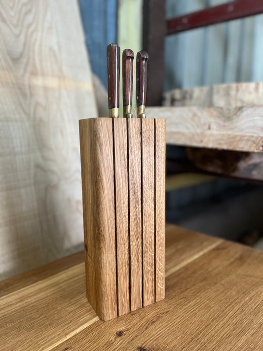 Bloc couteaux chêne