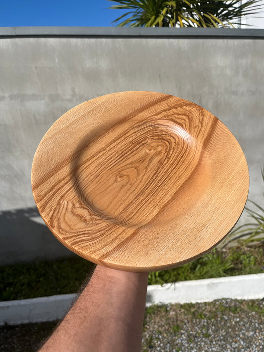 Set de 2 Assiette semi-creuse en frêne – 29,5 cm