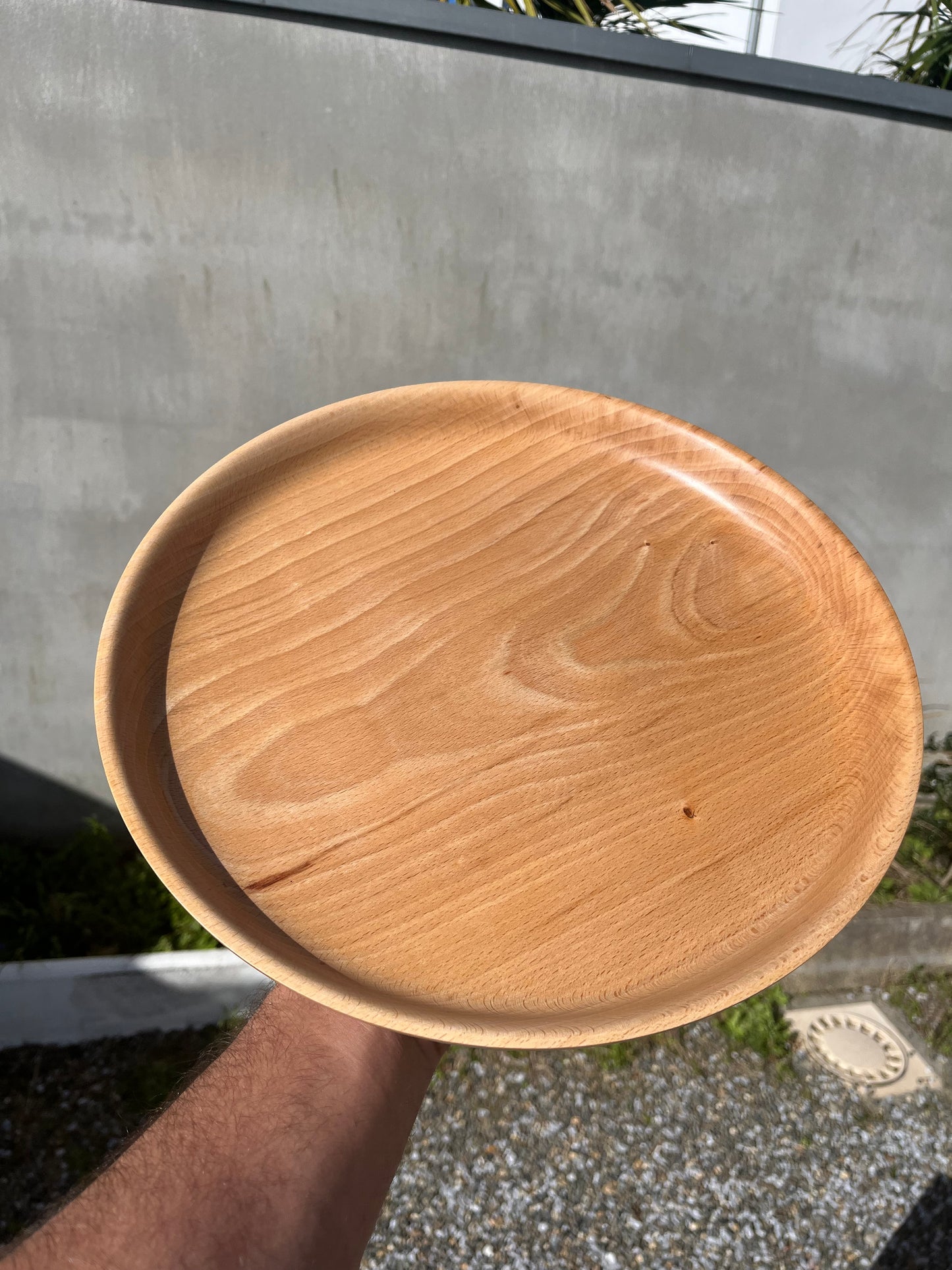 Plat en hêtre massif – 32 cm