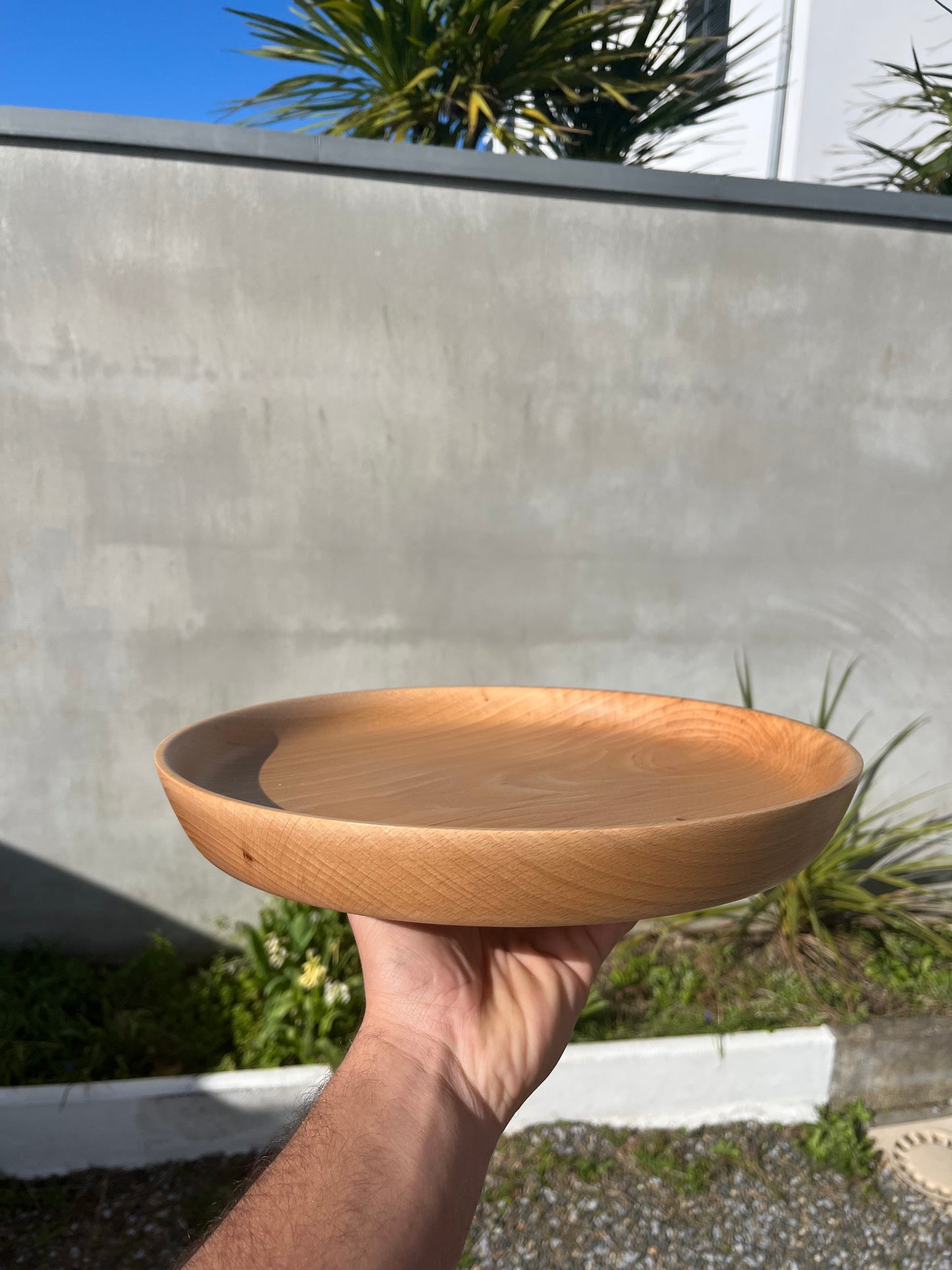 Plat en hêtre massif – 32 cm